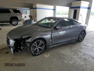 2021 Infiniti Q60 Luxe with VIN JN1EV7KL9MM470097, listed as a Copart auction lot 60541795 with 39,493 mi miles and Salvage title. Bid and sale history available at DreamBid. Image 1.