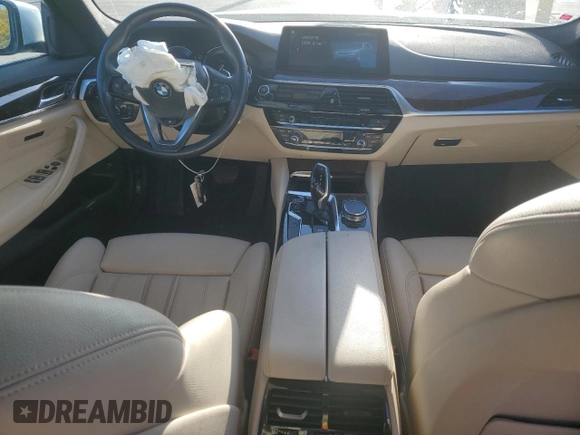 2019 BMW 5 Series 540i xDrive with VIN WBAJE7C58KWW09923, listed as a Copart auction lot 50146235 with 42,440 mi miles and Non Repairable. Bid and sale history available at carsss.com. Image 8.