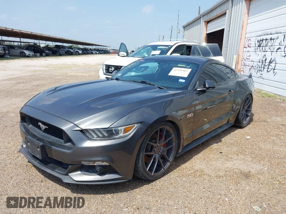 2017 Ford Mustang GT with VIN 1FA6P8CF8H5265418, listed as a IAAI auction lot 41941965 with 52,031 mi miles and . Bid and sale history available at DreamBid. Image 2.