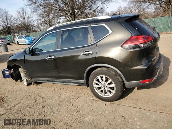 2017 Nissan Rogue SV with VIN KNMAT2MV8HP582557, listed as a Copart auction lot 47607375 with 109,172 mi miles and Salvage title. Bid and sale history available at DreamBid. Image 2.