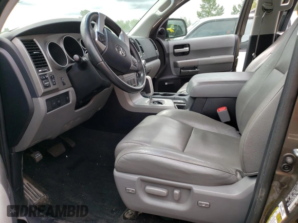 2014 Toyota Sequoia Limited with VIN 5TDJY5G15ES098519, listed as a Copart auction lot 60854144 with 0 mi miles and Salvage Title. Bid and sale history available at carsss.com. Image 7.