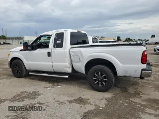 2012 Ford F-250 XL with VIN 1FT7X2A61CEC15533, listed as a Copart auction lot 57883444 with 195,030 mi miles and Salvage title. Bid and sale history available at DreamBid. Image 2.