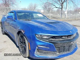 2019 Chevrolet Camaro 2SS with VIN 1G1FH1R75K0119814, listed as a IAAI auction lot 41850434 with 49,567 mi miles and . Bid and sale history available at carsss.com. Image 1.