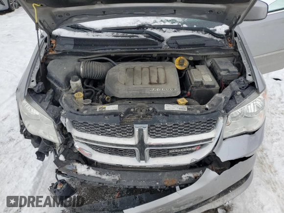 2017 Dodge Grand Caravan Crew Plus with VIN 2C4RDGDG7HR878702, listed as a Copart auction lot 43530485 with 186,791 mi miles and Clean Title. Bid and sale history available at DreamBid. Image 12.