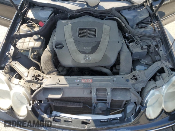 2008 Mercedes-Benz CLK 350 with VIN WDBTK56F28F250346, listed as a Copart auction lot 60489885 with 124,621 mi miles and Clean title. Bid and sale history available at DreamBid. Image 11.