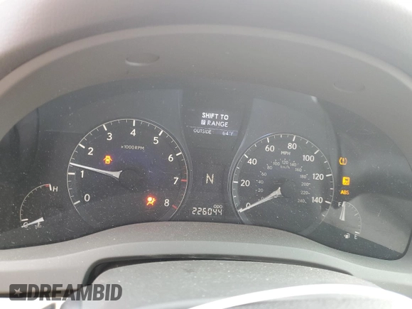 2011 Lexus RX 350 with VIN JTJBK1BA8B2437120, listed as a Copart auction lot 52027995 with 226,044 mi miles and Salvage Title. Bid and sale history available at DreamBid. Image 9.