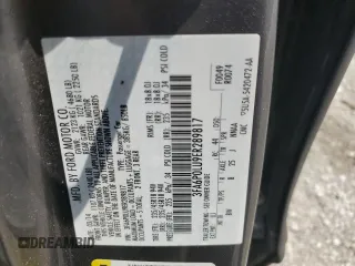 2014 Ford Fusion SE Hybrid with VIN 3FA6P0LU9ER289817, listed as a Copart auction lot 60909615 with 168,884 mi miles and Salvage title. Bid and sale history available at DreamBid. Image 12.