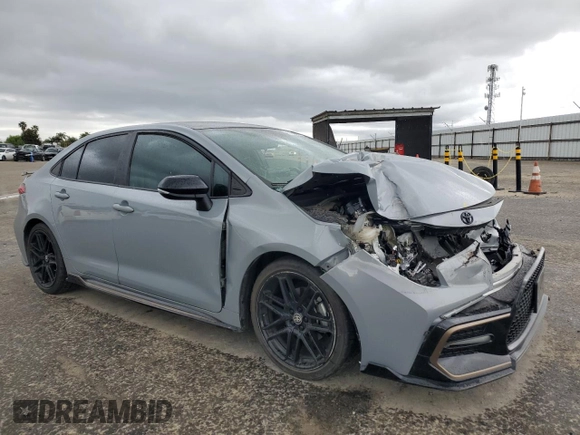 2021 Toyota Corolla SE with VIN 5YFS4MCE8MP083250, listed as a Copart auction lot 51292455 with 80,974 mi miles and Salvage Title. Bid and sale history available at carsss.com. Image 4.