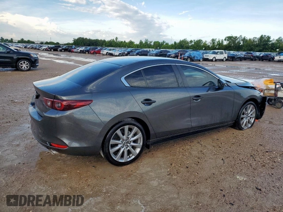 2023 Mazda 3 S Select with VIN 3MZBPABM4PM371032, listed as a Copart auction lot 60151205 with 3,437 mi miles and Salvage title. Bid and sale history available at DreamBid. Image 3.