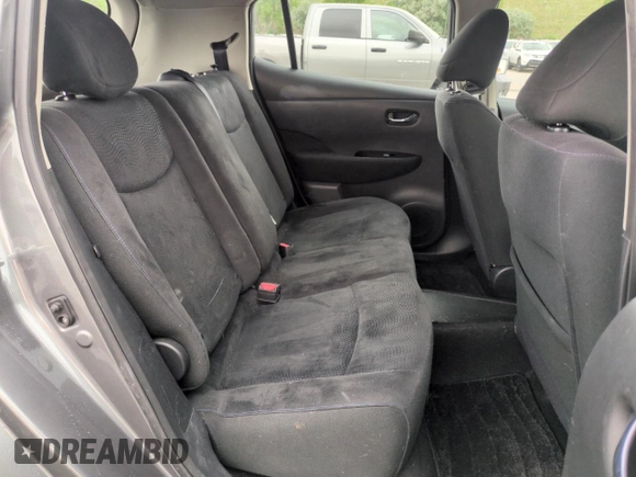 2015 Nissan LEAF S with VIN 1N4AZ0CP3FC327105, listed as a Copart auction lot 61426595 with 71,693 mi miles and Salvage title. Bid and sale history available at DreamBid. Image 10.