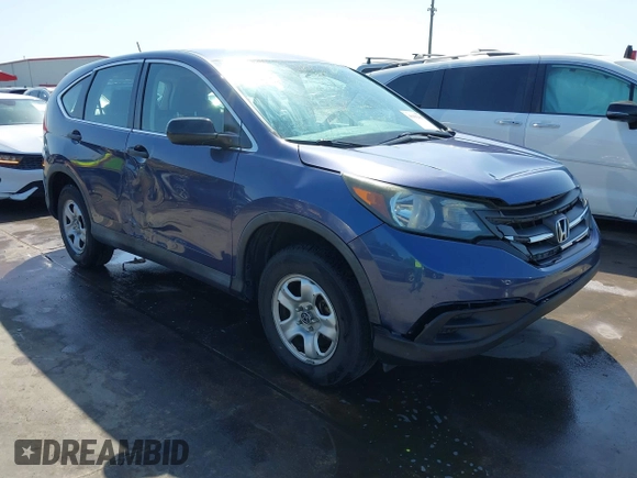 2014 Honda CR-V LX with VIN 2HKRM4H3XEH694479, listed as a IAAI auction lot 41992465 with 134,438 mi miles and . Bid and sale history available at carsss.com. Image 1.