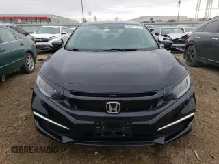 2019 Honda Civic LX with VIN 19XFC2F6XKE004169, listed as a Copart auction lot 83847414 with 65,517 mi miles and Salvage Title. Bid and sale history available at DreamBid. Image 5.