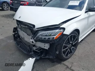 2021 Mercedes-Benz C 300 with VIN W1KWF8DB7MR609791, listed as a IAAI auction lot 42052734 with Not Provided miles and . Bid and sale history available at carsss.com. Image 18.