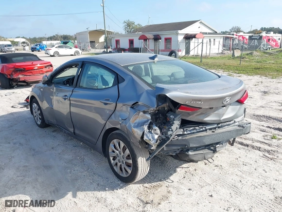 2012 Hyundai Elantra GLS with VIN KMHDH4AE7CU255345, listed as a IAAI auction lot 41520440 with 119,130 mi miles. Bid and sale history available at carsss.com. Image 6.