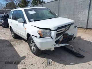 2008 Honda Pilot EX-L z VIN 5FNYF18768B029752, wystawiony jako IAAI lot #41983767 z przebiegiem 106 577 mil mil oraz . Historia ofert i sprzedaży dostępna na DreamBid. Obrazek 1.