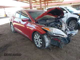 2013 Hyundai Azera with VIN KMHFG4JG5DA218679, listed as a IAAI auction lot 41889268 with 1 mi miles. Bid and sale history available at carsss.com. Image 1.