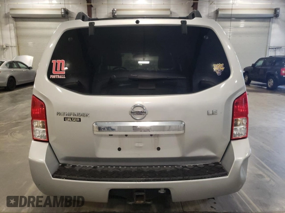 2010 Nissan Pathfinder LE with VIN 5N1AR1NB2AC612478, listed as a Copart auction lot 61053515 with Not provided miles and Non repairable. Bid and sale history available at DreamBid. Image 6.