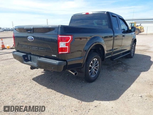2018 Ford F-150 XL with VIN 1FTEX1EP7JFC21008, listed as a IAAI auction lot 42072145 with 102,679 mi miles and . Bid and sale history available at DreamBid. Image 4.