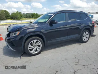 2021 Volkswagen Atlas SE z VIN 1V2HR2CA2MC564468, wystawiony jako Copart lot #61469925 z przebiegiem 69 794 mil mil oraz Szkoda całkowita • Salvage title. Historia ofert i sprzedaży dostępna na DreamBid. Obrazek 1.