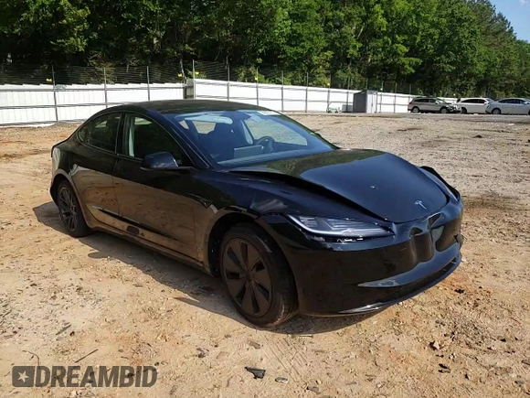 2025 Tesla Model 3 Long Range with VIN 5YJ3E1EA4SF965566, listed as a Copart auction lot 56820165 with 1,041 mi miles and Salvage title. Bid and sale history available at DreamBid. Image 13.