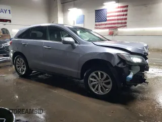 2016 Acura RDX with VIN 5J8TB4H34GL020338, listed as a Copart auction lot 88171645 with 106,935 mi miles and Salvage Title. Bid and sale history available at carsss.com. Image 4.