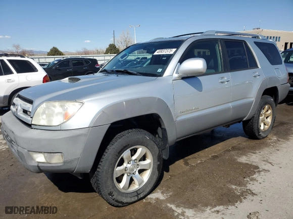 2003 Toyota 4Runner SR5 with VIN JTEBT14RX30019525, listed as a Copart auction lot 48937375 with 267,116 mi miles and Salvage Title. Bid and sale history available at carsss.com. Image 1.