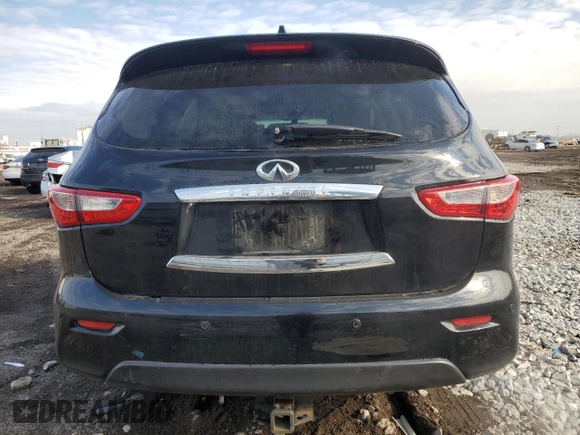 2013 Infiniti JX35 with VIN 5N1AL0MM3DC300835, listed as a Copart auction lot 50700755 with 173,616 mi miles and Salvage Title. Bid and sale history available at DreamBid. Image 6.