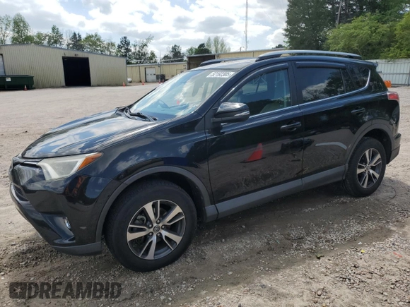 2018 Toyota RAV4 XLE with VIN 2T3RFREV7JW697470, listed as a Copart auction lot 52192305 with 109,420 mi miles and Salvage Title. Bid and sale history available at carsss.com. Image 1.