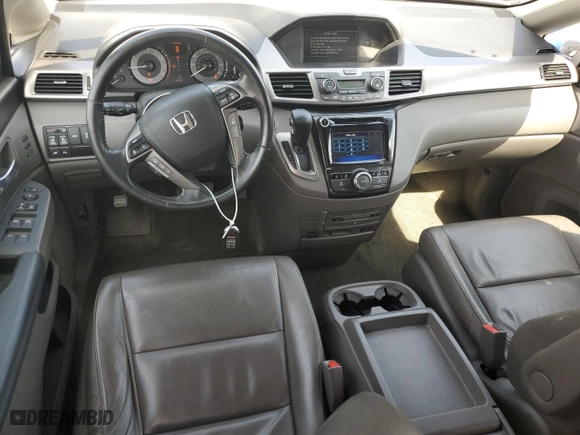 2015 Honda Odyssey Touring Elite with VIN 5FNRL5H96FB036607, listed as a Copart auction lot 54490625 with 91,171 mi miles and Salvage Title. Bid and sale history available at carsss.com. Image 8.