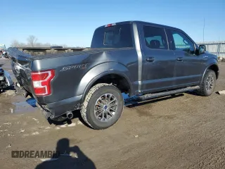2018 Ford F-150 XL with VIN 1FTEW1EP3JFB40624, listed as a Copart auction lot 88748165 with 101,674 mi miles and Salvage title. Bid and sale history available at DreamBid. Image 3.