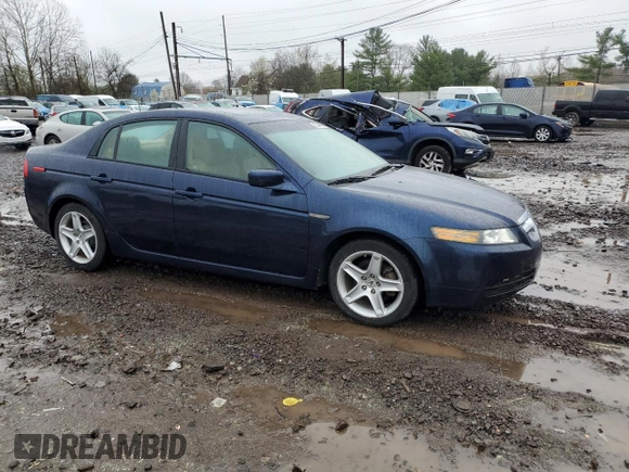 2004 Acura TL with VIN 19UUA66204A060856, listed as a Copart auction lot 52244455 with 33,372 mi miles and Clean Title. Bid and sale history available at carsss.com. Image 4.