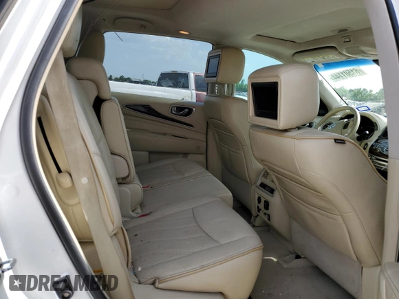 2013 Infiniti JX35 with VIN 5N1AL0MM2DC347984, listed as a Copart auction lot 61501144 with 151,128 mi miles and Salvage Title. Bid and sale history available at carsss.com. Image 10.