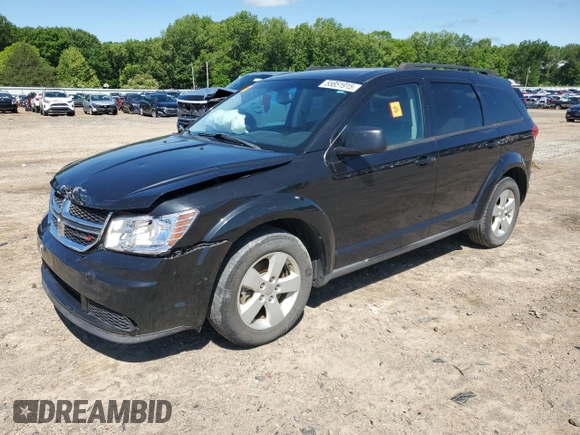 2013 Dodge Journey SE with VIN 3C4PDCAB5DT729415, listed as a Copart auction lot 55851915 with 128,782 mi miles and Salvage title. Bid and sale history available at DreamBid. Image 1.