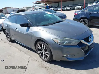 2016 Nissan Maxima SR z VIN 1N4AA6AP9GC414943, wystawiony jako IAAI lot #41976295 z przebiegiem 154 738 mil mil oraz . Historia ofert i sprzedaży dostępna na DreamBid. Obrazek 1.