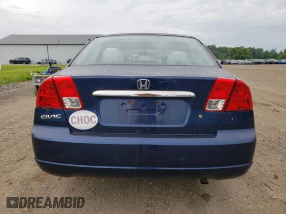 2003 Honda Civic LX z VIN 2HGES16503H603931, wystawiony jako Copart lot #59036635 z przebiegiem 181 421 mil mil oraz Czysty tytuł • Clean title. Historia ofert i sprzedaży dostępna na DreamBid. Obrazek 6.