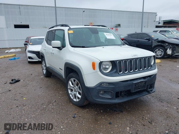 2017 Jeep Renegade Altitude with VIN ZACCJABB7HPF06154, listed as a IAAI auction lot 41441567 with 124,074 mi miles and . Bid and sale history available at DreamBid. Image 1.