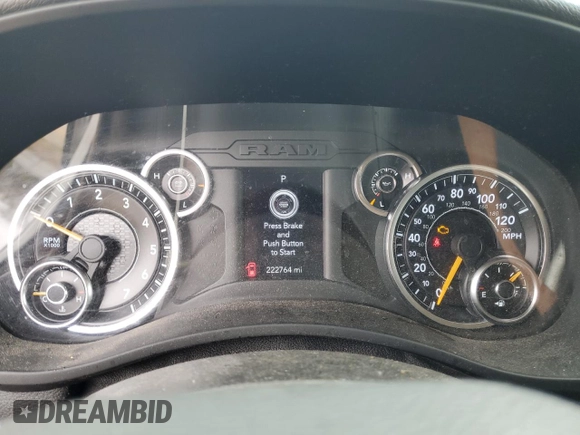 2019 Ram 2500 Tradesman with VIN 3C6UR5CJ1KG602663, listed as a Copart auction lot 49381285 with 222,764 mi miles and Clean Title. Bid and sale history available at carsss.com. Image 9.
