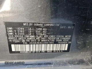 2018 Subaru Impreza Special Sports z VIN 4S3GKAK63J3601905, wystawiony jako Copart lot #53110275 z przebiegiem 111 195 mil mil oraz Szkoda całkowita • Salvage title. Historia ofert i sprzedaży dostępna na DreamBid. Obrazek 13.