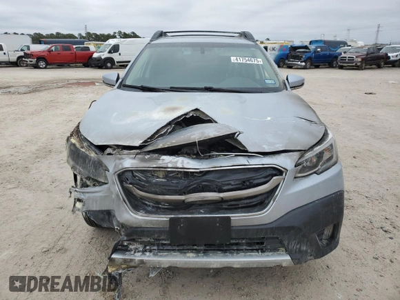2022 Subaru Outback Limited with VIN 4S4BTANC8N3101331, listed as a Copart auction lot 41754675 with Not Provided miles and Non Repairable. Bid and sale history available at DreamBid. Image 5.