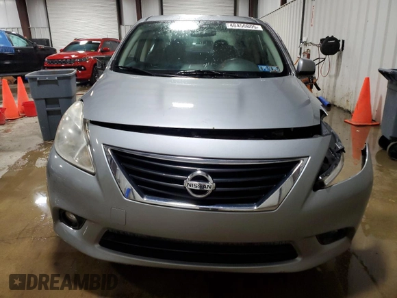 2012 Nissan Versa SL with VIN 3N1CN7AP6CL891747, listed as a Copart auction lot 48456005 with 91,525 mi miles and Salvage Title. Bid and sale history available at carsss.com. Image 5.