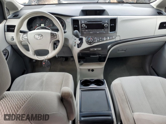2014 Toyota Sienna LE with VIN 5TDJK3DC5ES075494, listed as a Copart auction lot 50102035 with 151,375 mi miles and Salvage Title. Bid and sale history available at DreamBid. Image 8.