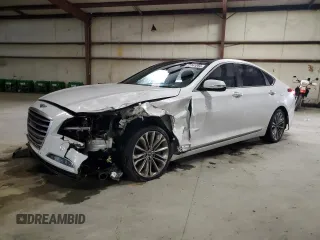 2017 Genesis G80 3.8L with VIN KMHGN4JE2HU203571, listed as a Copart auction lot 72741264 with 83,735 mi miles and Salvage Title. Bid and sale history available at carsss.com. Image 1.