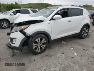 2013 Kia Sportage EX with VIN KNDPCCA29D7539463, listed as a Copart auction lot 58605095 with 143,533 mi miles and Salvage title. Bid and sale history available at DreamBid. Image 1.