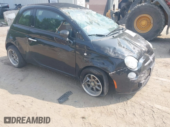 2013 FIAT 500 Pop with VIN 3C3CFFDR5DT560049, listed as a IAAI auction lot 42402976 with 105,731 mi miles and . Bid and sale history available at DreamBid. Image 1.