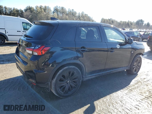 2021 Mitsubishi Outlander Sport ES with VIN JA4ARUAU6MU006803, listed as a Copart auction lot 45898195 with 66,163 mi miles and Salvage Title. Bid and sale history available at carsss.com. Image 3.