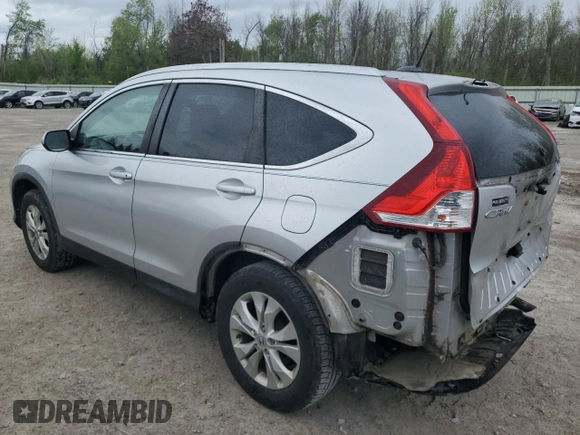 2013 Honda CR-V EX-L z VIN 2HKRM4H72DH623469, wystawiony jako Copart lot #56840385 z przebiegiem 137 287 mil mil oraz Szkody całkowita. Historia ofert i sprzedaży dostępna na DreamBid. Obrazek 2.