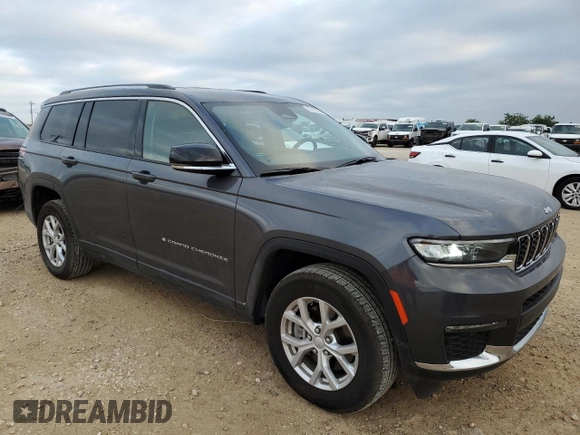 2023 Jeep Grand Cherokee Limited с VIN 1C4RJKBG4P8886474, выставлен на аукционе Copart как лот 53185335 с пробегом 32 553 миль миль и Чистый • Clean title. История ставок и продаж доступна на DreamBid. Изображение 4.