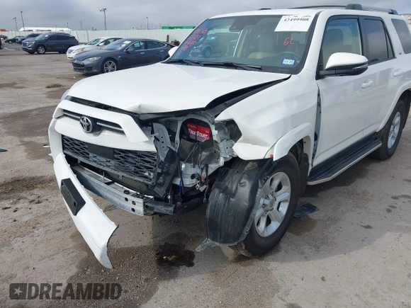 2020 Toyota 4Runner SR5 with VIN JTEZU5JR1L5219414, listed as a IAAI auction lot 42499908 with 28,457 mi miles and . Bid and sale history available at DreamBid. Image 6.