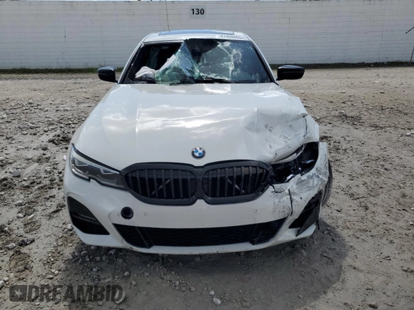 2021 BMW 3 Series 330i with VIN 3MW5R1J09M8B96562, listed as a Copart auction lot 61408805 with 50,024 mi miles and Non repairable. Bid and sale history available at DreamBid. Image 5.