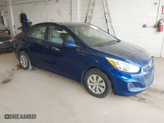 2015 Hyundai Accent GLS with VIN KMHCT4AE4FU881904, listed as a IAAI auction lot 42002153 with 204,203 mi miles. Bid and sale history available at carsss.com. Image 1.